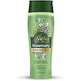 Vatika Naturals Rosemary Shampoo, 400 ml, Shampoo for all hair types, Anti-dandruff shampoo, Promotes Hair Growth, Nourishes & Conditions Hair, Infused with Rosemary oil