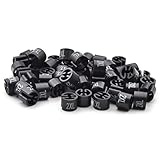 Lychee Black Hanger Sizer Garment Size Markers Snap On Plastic Size Tags XXL