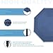 Free Walker 10 Ribs 45In Automatic Folding Umbrella with Double Canopy Rain & Wind Resistant Windproof Waterproof UV Protection Sturdy Portable Golf Umbrella for Men and Women(Blue)