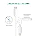 Seekpow 3-in-1 Lightning/USB-C and Micro USB Charging Cable (3.3 Feet ) - White