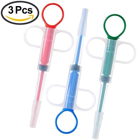 YZDING 3Pcs Medication Feeder For Pet-Lovely Pet Pill Dispenser (3 Pack With 3 Color)