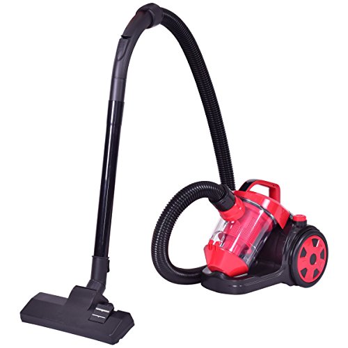 Costway Rewind Bagless Canister Vacuum Cleaner Corded Carpet Hard Floor