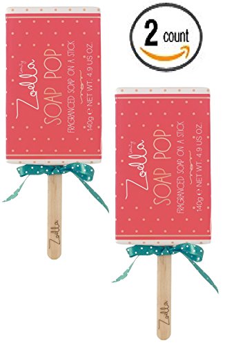 Set of 2: Zoella Beauty Soap Pop Fragranced Soap on a Stick - 4.9oz