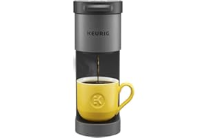 Keurig K-Mini Go Single Serve K-Cup Pod Coffee Maker, 1.24 L removable reservoir, Gray