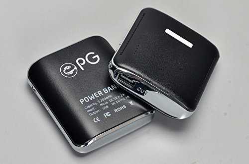ePGes Power Bank Portable Charger 5V 2.1A 5200mAh Li-ion. Portable Battery Charger For Mobile Devices (Smartphone, etc.) – Black