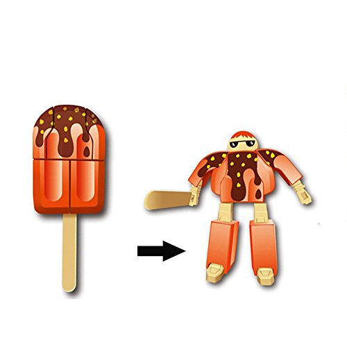 Sunny&Love 2018 Random Child Deformation Simulation Popsicle Hot Boy Deformation Series Toys Educational Toy (Multicolor)
