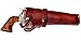 BlueStone Safety Western Leather Revolver Holster Fits 4 to 6 inch Barrel Revolvers Single Double Action Ruger Redhawk GP100 Colt Army 45 Long