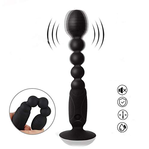 YASTF TSHIRT Wand Vibrator Anal Beads Vibrator Suction Cup Anal Plug Male Prostate Massager Butt Plug Masturbator for Men Gay Sex Product for Adults,Magic-Wand-Massager-Vibrators Finger Vibrator