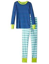 Conjunto de pijama ajustado de 2 piezas de manga larga para niños y niños de   Essentials