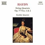 Disco de Franz Joseph Haydn: «Haydn: String Quartets, Op. 77, Nos. 1 & 2» (Anverso)