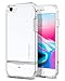 Spigen Flip Armor iPhone 7 Case/iPhone 8 Case with Durable Protection and Hidden Card Storage for Apple iPhone 7 (2016) / iPhone 8 (2017) - Jet White