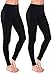 Sofra Women's Full Ankle Length Seamless Leggings