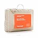 Linenspa Comforter Duvet Insert Full Sand/Mocha Down Alternative All Season Microfiber-Full Size - Box Stitched