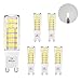 ENUOTEK 10W 900Lm G9 LED Small Corn Light Bulbs 6 Pack cETL Listed, 100W Halogen Lamp Equivalent SMD5730 Flicker Free LED Ceramic GU9 Bi Pin Base Bulbs Not Dimmable (Neutral White)