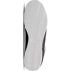 NIKE Men's Cortez Shoes, Black/White, 10