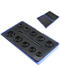 11pcs Dañado Nut Bolt Remover Extractor de tornillos (bloqueo Juego de llaves de vaso (9 19 mm)