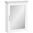 RiverRidge Somerset Wall Cabinet with Mirror Medicine Cabinet with Soft-Close Hinges & Adjustable Shelf Bathroom Mirror with Storage Shelves