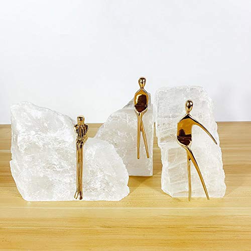 MQW Study Desk Cabinet Character Crystal Stone Decoration Office Sofa Background Wine Cabinet Home Decoration Furnishing 24 7 21CM Delicate and Beautiful (Size : 24721CM)