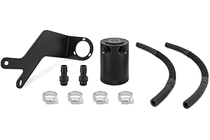 Mishimoto MMBCC-XTK-18P Baffled Oil Catch Can Kit, Compatible With Subaru Crosstrek 2018-2019