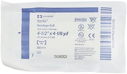 Kerlix Conforming Dressing Gauze, 6 Ply, 4.5 Inch X 4.1 Yard Roll, 6715 - Special 3 Pack