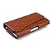 for iPhone 8 Belt Clip Case ,iPhone 7 6S Belt Holster, kiwitatá Horizontal Premium PU Leather Holster Pouch Case Cell Phone Holder Cover for iPhone 6/7/8 (Fits Phone with Slim Case On)