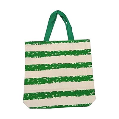 YaZhi Cotton Canvas & Cotton Reusable Shopping Bags (Set of 5) (White_002YZPtint007)