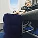 Besiva Travel Foot Rest Pillow, Inflatable Adjustable Height Pillow for Foot Rest on Airplanes, Cars, Buses, Trains, Office, and Kids to Sleep on Long Flights