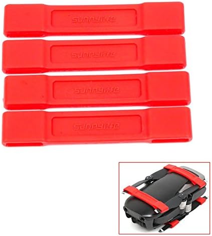JointVictory Propeller Stabilizer Guard Props Blade Fixing Parts Holder Strap for DJI MAVIC AIR Drone (Red)