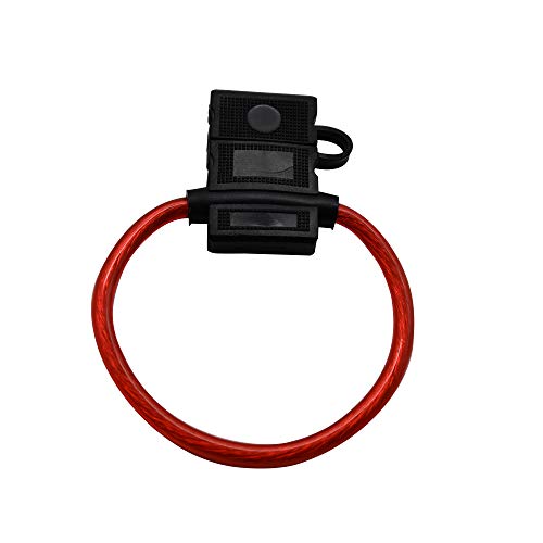 10 pack-In line fuse holder 12AWG cable with 10pcs of 30A Standard Spade fuses ideal for car truck maintenance!