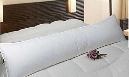 Bedding Home 100 Cotton Duck Feather Down Extra Filled Bolster