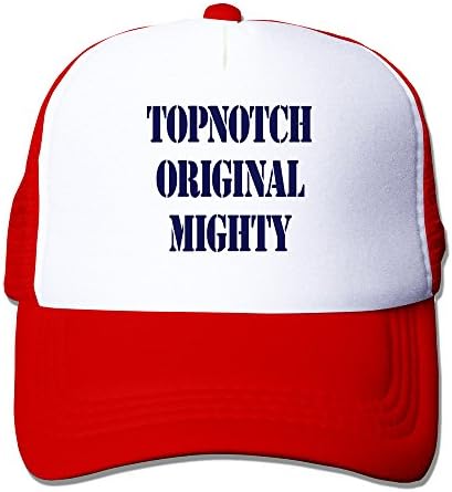 KF26Tom-Adjustable Baseball Hat Mesh Back Cap For Adult / Unisex - Red