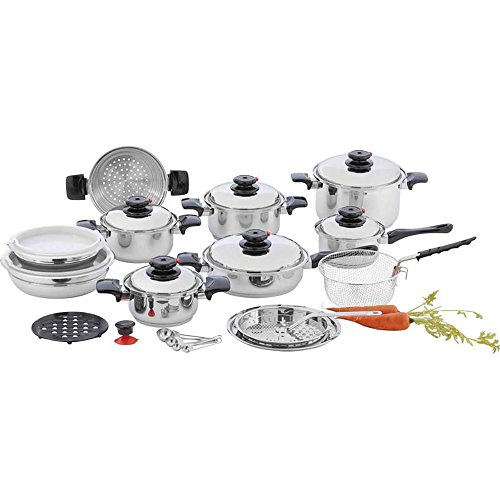 Amazon.com: Chef s Secret 28pc 12-Element T304 acero ...