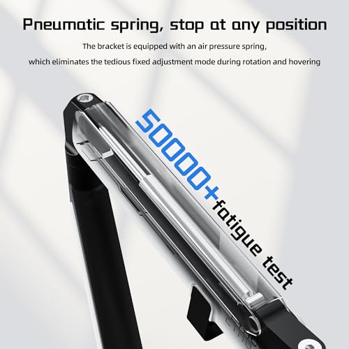 ETHU Monitor Stand, 2-14KG Heavy Duty Gas Spring Monitor Arm with Height Adjustment & Tilt, VESA Desk Mount with Dual Installation Options for 17-40 inch Screens, VESA 75x75/100x100, Black