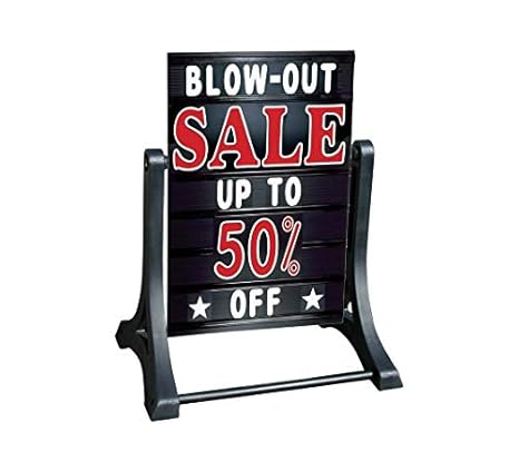 Swinger Deluxe Message Board A Frame Changing Message Sidewalk
