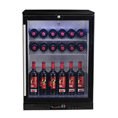 KingsBottle KBU55BP Commercial Grade Back Bar Fridge with 1 Self