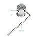 DROK 300363 5PCS Aluminum GT2 Timing Belt Pulley 20 Teeth Bore 5mm Width 6mm and Wrench for RepRap 3D Printer Prusa i3