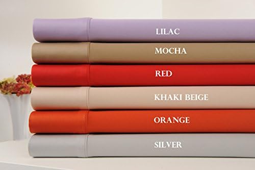 OrganicPro 100% Organic Cotton Pillowcase Set 2 Pack Standard Pillow Sham (Pillowcase (2 Pack), Orange)