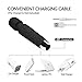 Wand Massager For Women Water Resistant, Rechargeable, Personal Electric Back Massager With Multi Speed Powerful Massager For Body Therapeutic Muscle Aches and Sports Recovery, Black