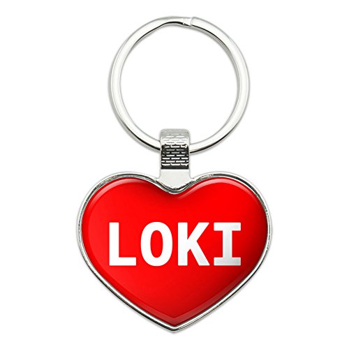 Metal Keychain Key Chain Ring I Love Heart Names Male L Lev - Loki