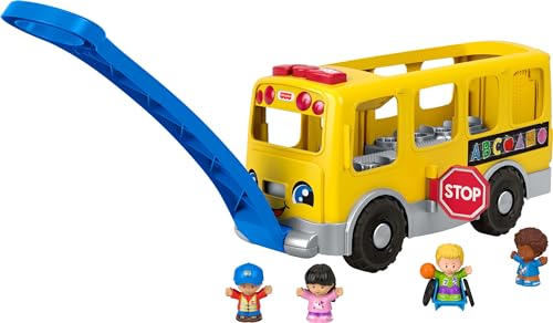 Photo 1 of **little people toys  missing**
Fisher-Price Little People Toddler Learning Toy, Big Yellow Bus Musical Pull-Along Vehicle for Pretend Play Kids Ages 1+ Years