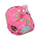 Baby Adjustable Nappy Diaper , Misaky Reusable Washable Cloth (Free Size, Pink)