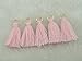 3 Colors 50Pcs Silky Handmade Tiny(1.4'') Soft Tassels, Mini Tassels, Spring Colors, Colorful Tassels, Earring Tassels