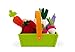 Janod Fabric Basket with 8 Vegetables