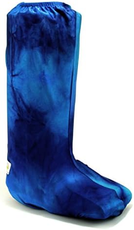 My Recovers Walking Boot Cover for Fracture Boot, Fashion Cover in Blue Seascape, Tall Boot, Made in USA, Orthopedic Products Accessories (Extra Small)