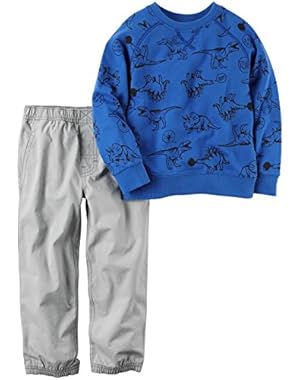 Carter's Baby Boys' 2 Piece Dino Top Set