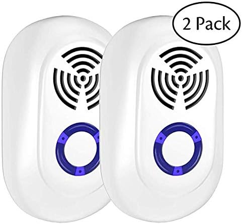 Gogogu 2 Pack 2019 Upgraded Ultrasonic Pest Control Repeller, Electronic Plug in Insect Repellent for Mice, Bugs, Mosquitos, Spiders, Ant