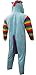 Briefly Stated Women's Rainbow Dash Union Suit, Light Blue, Medium