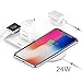 WORDIMA Airpower Wireless Charging Pad, 3-in-1 Multiple Devices Wireless Charger Dock Fast Charge Station Compatible with iWatch 5/4/3/2/1 and AirPods Pro/2/1 iPhone 11/11 Pro/11 Pro Max/XR/X/8 Plus/8