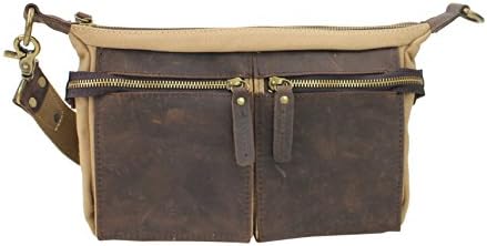 Vagabond Traveler Cotton Canvas Casual Style Messenger Bag CM07.KK