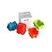 Mirenlife Bear Shape Reusable Non-stick Silicone Baking Cups / Cupcake Liners / Muffin Cup Molds in Storage Container - 12 Pack - 4 Vibrant Colors